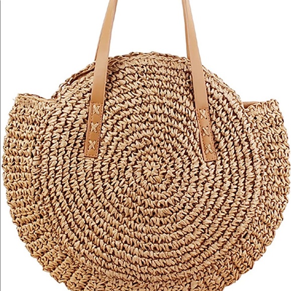 Handbags - Rattan Summer Beach Shoulder Tote